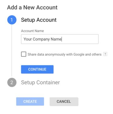 Nastavení Google Tag Manageru 