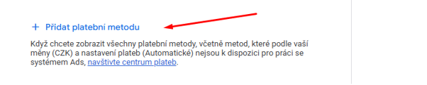 Google Ads - výměna karty 6
