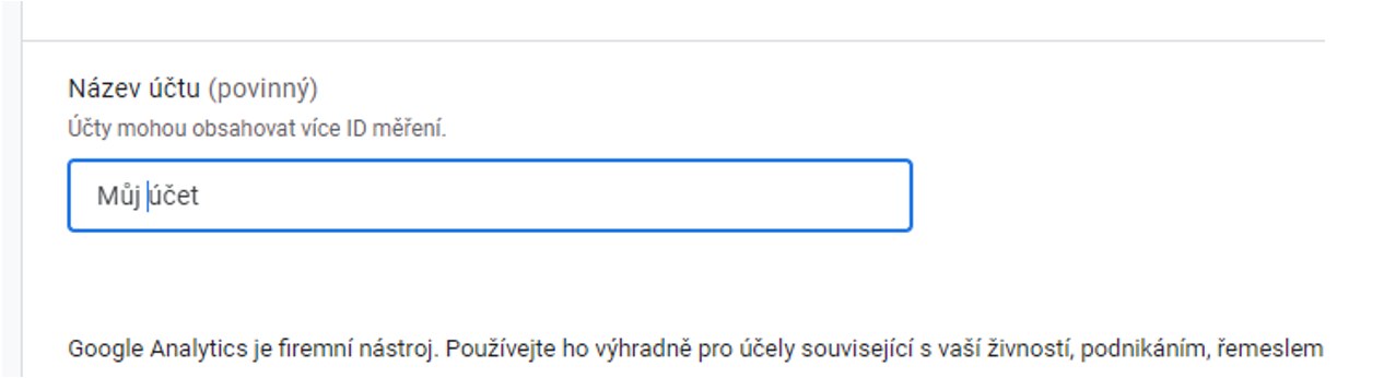 Založení GA4