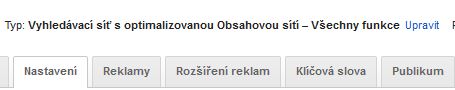 nastavení reklamy v Nákupech Google