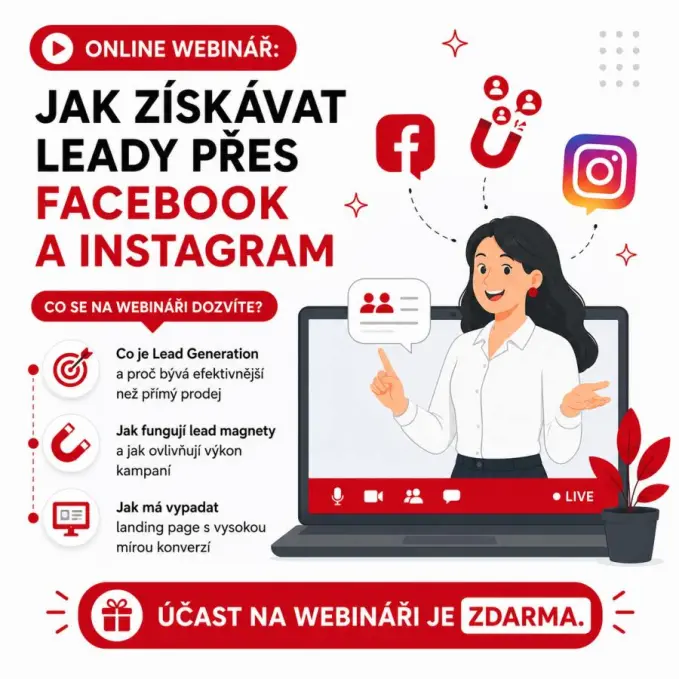 Online webinář: Jak získávat leady přes Facebook a Instagram
