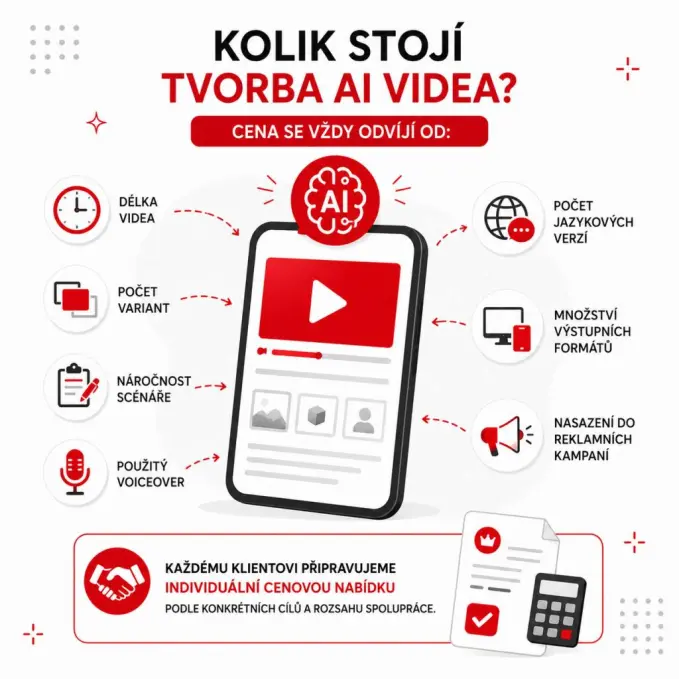 Kolik stojí tvorba AI videa