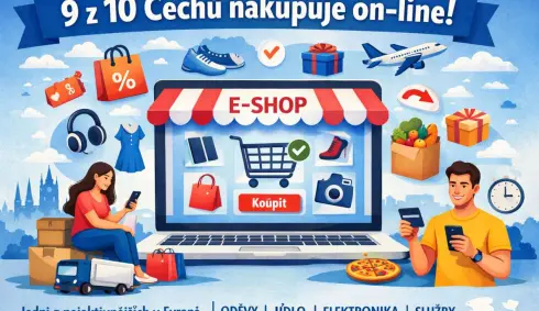 Online nákupy v srdci Prahy